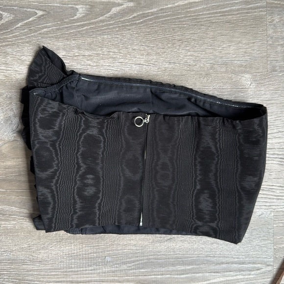 Sandro Britany Strapless Ruched Cropped Top - Picture 3 of 9